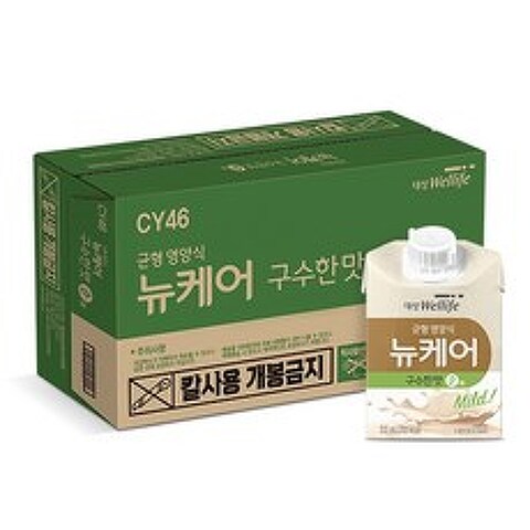 대상웰라이프 뉴케어 구수한맛 순, 200ml, 24개