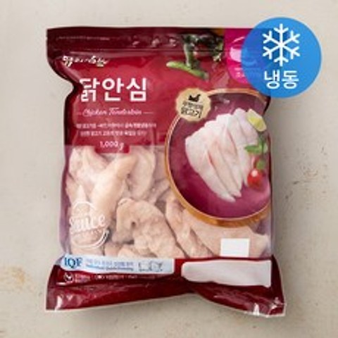 닭터의자연 무항생제 인증 닭안심 (냉동), 1kg, 1개