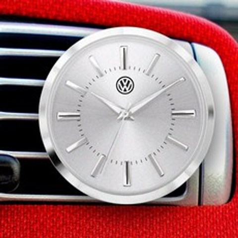 폭스바겐 차량용 클립 앤 접착식 시계 VW-TIG-SV