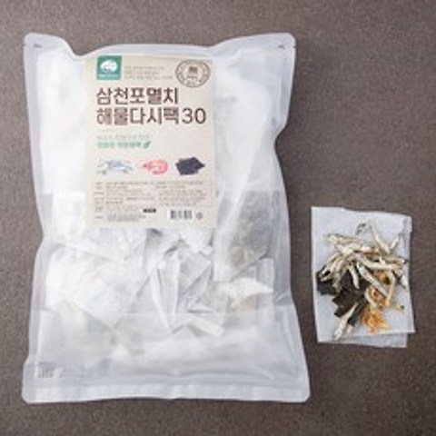 조혜정의멸치연구소 삼천포 멸치해물 다시팩, 16g, 30팩
