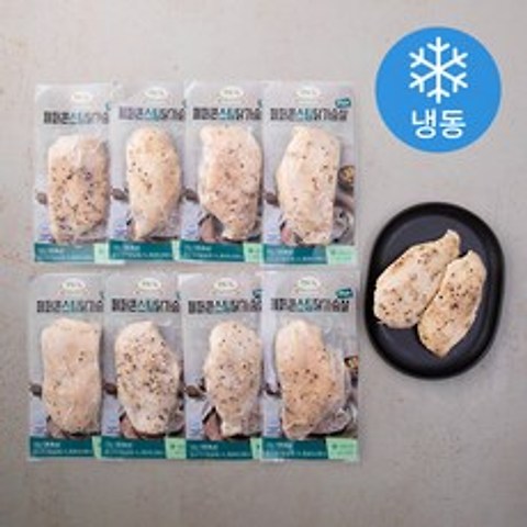 햇살닭 페퍼콘 스팀 닭가슴살 플러스 (냉동), 100g, 8개