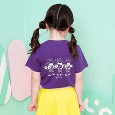 마리앤모리 아동용 서핑 퍼피 티셔츠