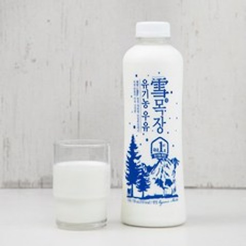 설목장 유기농인증 우유, 750ml, 1개