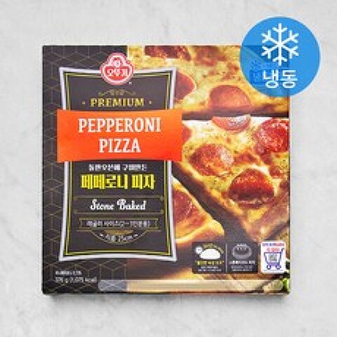 오뚜기 페페로니 피자 (냉동), 376g, 1개