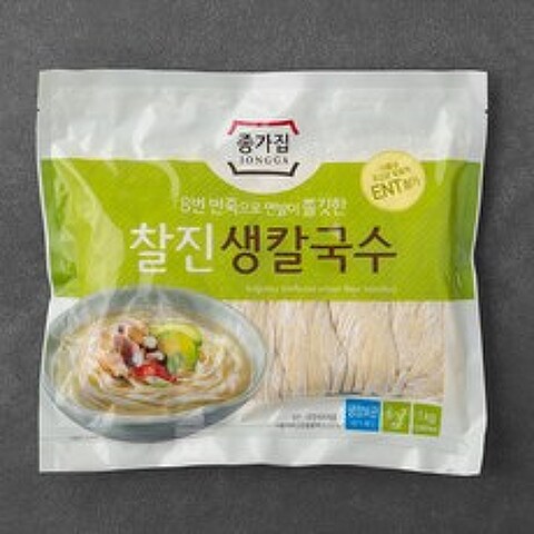 종가집 찰진생칼국수, 1kg, 1개