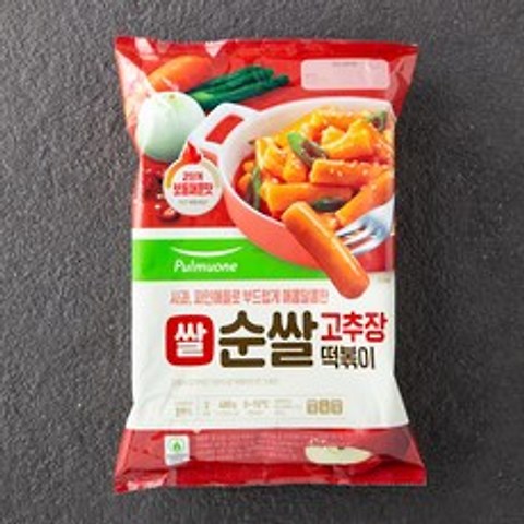 풀무원 쌀 순쌀 고추장 떡볶이, 480g, 1개