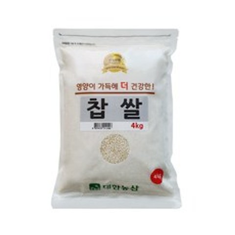 대한농산 찹쌀, 1개, 4kg