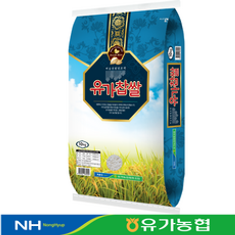 [유가농협] 유가찹쌀 10kg/ 단일품종 동진찰/ 2020년산, 1포, 10kg