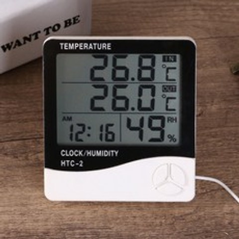 [DT] 리터스 디지털시계 온습도계 HTC-2_GTS31014