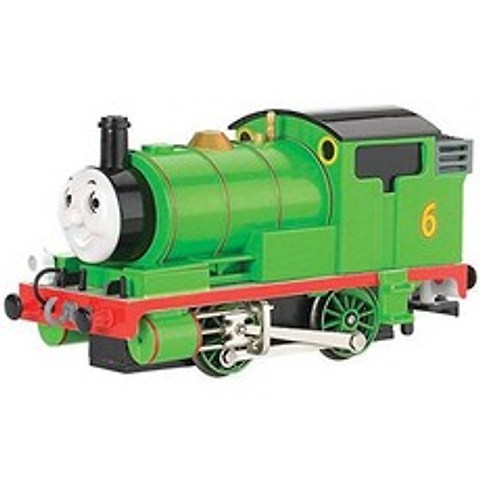 Bachmann Trains-THOMAS amp; FRIENDS PERCY THE SMALL ENGINE w Moving Eyes-HO Scale, One Color_One Size, One Color_One Size, 상세 설명 참조0