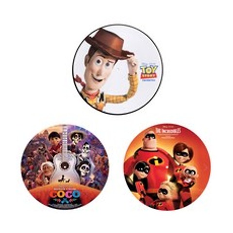 디즈니 픽사 LP 픽쳐디스크 레코드판 토이스토리 코코 인크레더블 3종 택1/ Disney Records Music Vinyl LP, 1. Toy Story