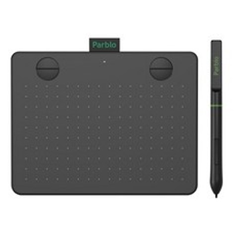 Parblo A640 V2 7.2 x5.9Signature Art Design Professional Graphics Drawing Tablet with 4 Shortcut Key, 검정, 협력사