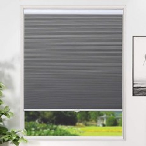 SUNFREE Celleral Shadings Blinds Blinds Codeless Blinds for Beddom Blind for Window and Door Home and Office Gray, 단일옵션