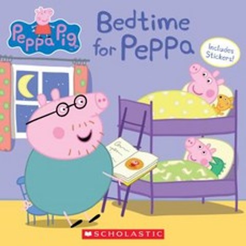 (영문도서) Bedtime for Peppa Paperback, Scholastic Inc., English, 9781338327748