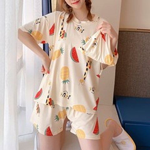 스타일아유 홈웨어 여름잠옷 반팔티셔츠&반바지 SET 10color