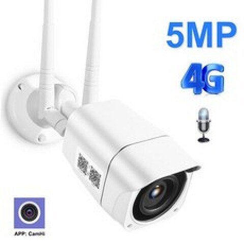 ZILNK 4G SIM 카드 IP 카메라 1080P 5MP HD 무선 WIFI 야외 보안 총알 카메라 CCTV 금속 P2P Onvif 양방향, 07 1080P WIFI Version_02 US Plug