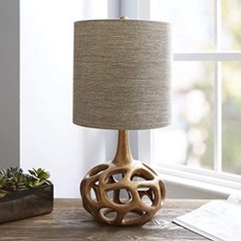 Silverwood CPLT1379-G-COM The Clove Table Lamp with Shade Gold 23 H, 본상품