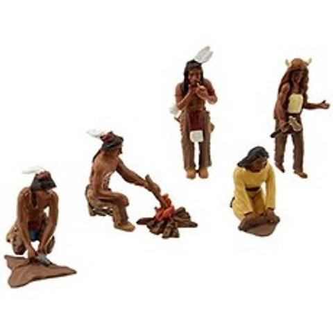 EOM SP4443 1.5-Inch Scene Setters Figurine Native Americans 5 - E0163008RNCRCQ5, 기본