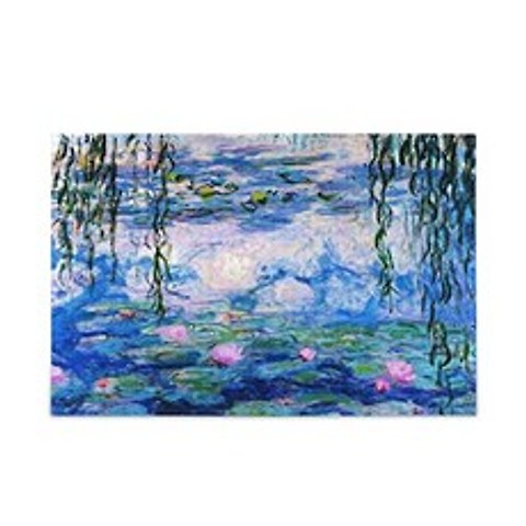 EOM Monet Waterlilies Jigsaw Puzzles for Adults [500 piece- Monet Waterlilies] - E0859088R4R1V67, 500 piece- Monet Waterlilies