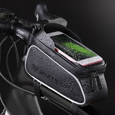 다이쿠나 휠업 방수 자전거 핸드폰 거치대 빛반사 프레임 가방