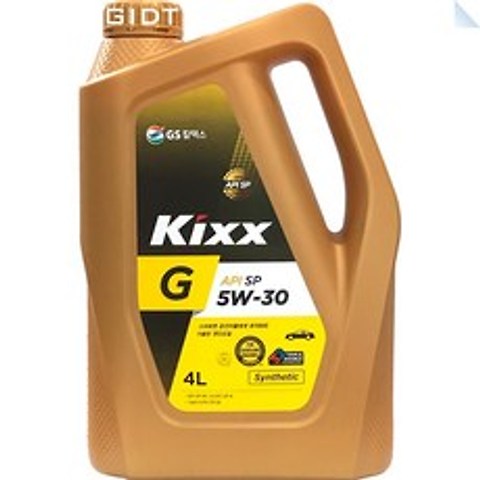 GS칼텍스 킥스 Kixx G SP 5W30 4L 합성 가솔린 GDI LPG 엔진오일, 1통, Kixx G SP 5W-30 4L