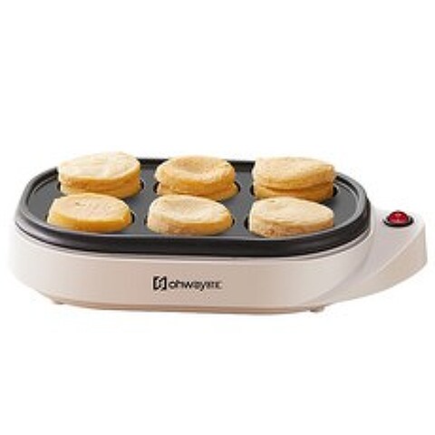 가정용 핫케이크 계란빵 기계 메이커 에그 쿠커 간식 만들기, 달걀버거 냄비[전기 꽂기/스마트컨트롤]선물세트
