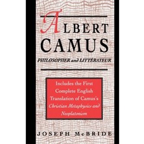 Albert Camus: Philosopher and Littrateur Paperback, Palgrave MacMillan, English, 9781349606122