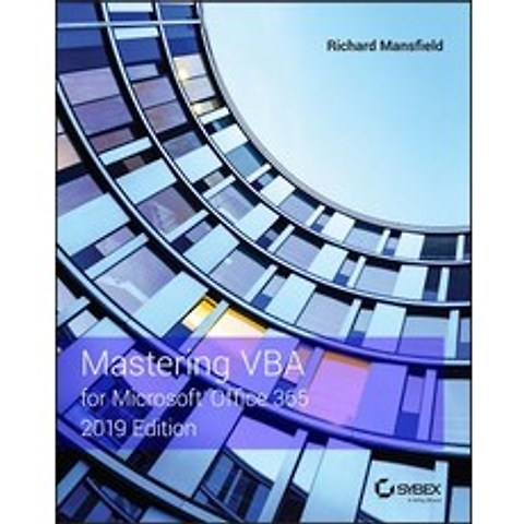 Mastering VBA for Microsoft Office 365 Paperback, Sybex, English, 9781119579335
