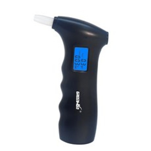 Greenwon 블루 lcd 디스플레이 디지털 알코올 테스터 알코올 음주 측정기 alcotester 더 많은 10 조각 mouthpieces, Black_1