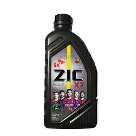 ZIC X7 5W30 SP 1L 가솔린 엔진오일, 1개, 지크 X7 5W30_1L