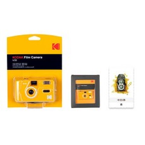 Kodak M35 필름 카메라 일회용 카메라 토이카메라 초모용 입문용, 코닥 옐로우 M38 + 공식 표준