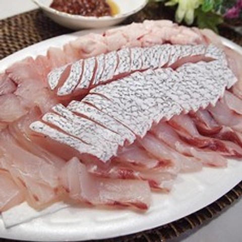 목포 자연산 민어회 450g 부레 숙성회 민어택배, 자연산민어 450g (필렛 덩어리)