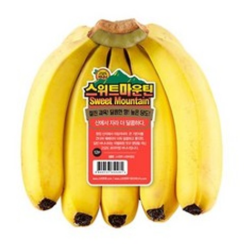 스미후루 스위트마운틴 바나나 3송이 (3.9kg 내외), 3입(3.9kg 내외), 상세설명 참조