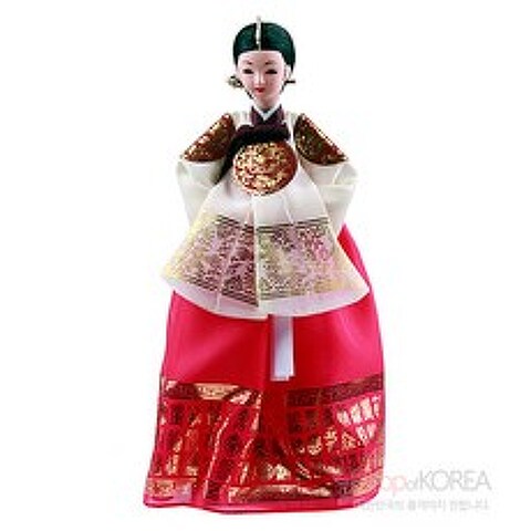 한복인형-귀부인[분홍치마] 한국전통인형