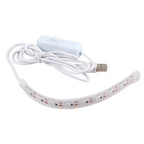 색소폰 플루트 USB LED 누출 감지 라이트 테스터 램프 목관 악기 수리 도구 음악 장비 액세서리 부착, 하얀