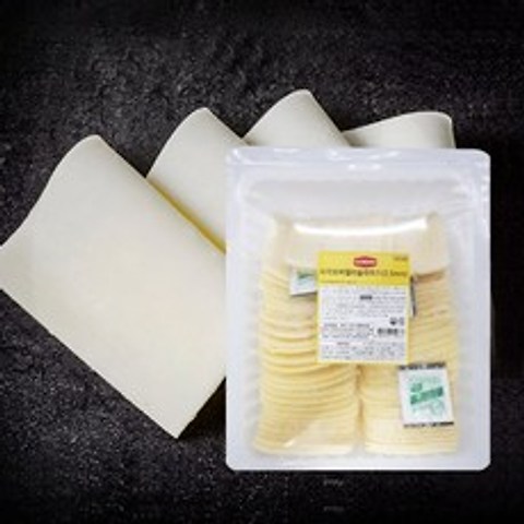 까몽 유레알블럭 모짜렐라 사각 슬라이스 치즈, 1개, 2kg