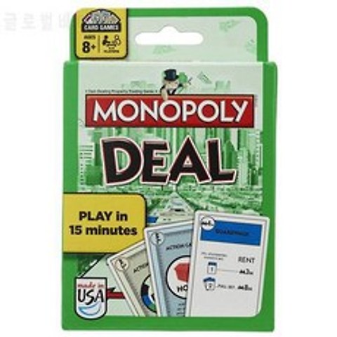 영어 버전 Monopoly Deal 카드 게임 플레이 카드 장난감 퍼즐 패밀리 파티, 상세내용참조, 상세내용참조, 상세내용참조