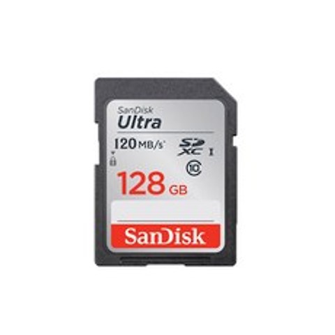 샌디스크 ULTRA SDHC SDXC Class10 SDUN4 SD메모리카드 카메라 네비게이션, 128GB