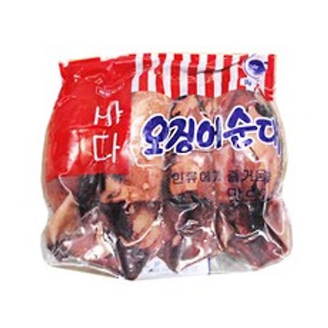 비비수산 오징어순대 350g 매콤한맛 (2-4마리내외), 1팩