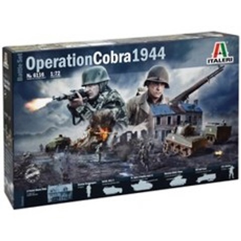 Italeri 72스케일 Operation Cobra 1944 (Battle Set) 프라모델