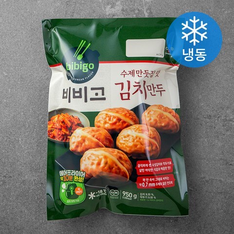 비비고 수제 김치만두 (냉동), 950g, 1개