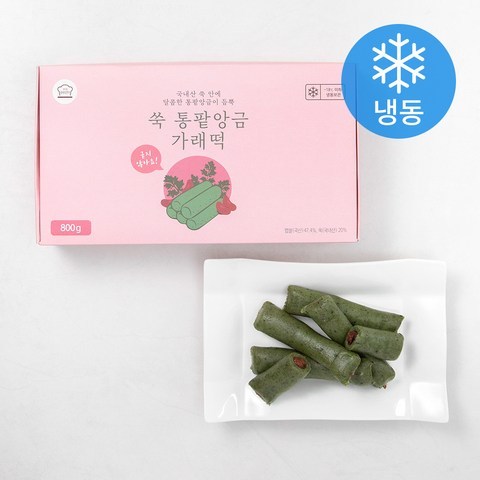 성수동베이커리 쑥 통팥앙금 가래떡 (냉동), 50g, 16개