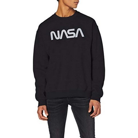 제한된 NASA Modern Logo Camiseta Negro (Black Blk) X-Large para Hombre의 브랜드, 단일옵션