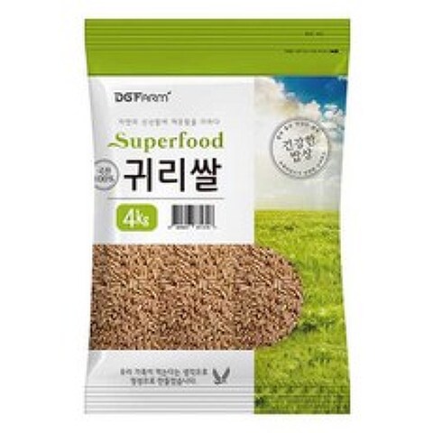 대구농산 2020년 건강한밥상 국산 귀리쌀, 4kg, 1개