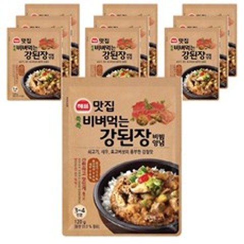 사조해표 비벼먹는 강된장 비빔양념, 120g, 10개