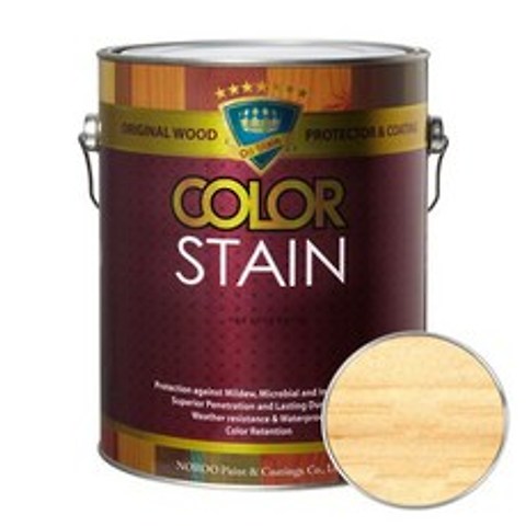 노루페인트 올뉴 칼라스테인 페인트 3.5L, 투명