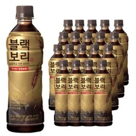 하이트진로 블랙보리 음료, 520ml, 20개