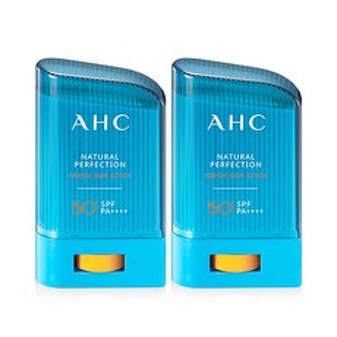 A.H.C 내추럴 퍼펙션 프레쉬 선스틱 SPF50+ PA++++, 22g, 2개입