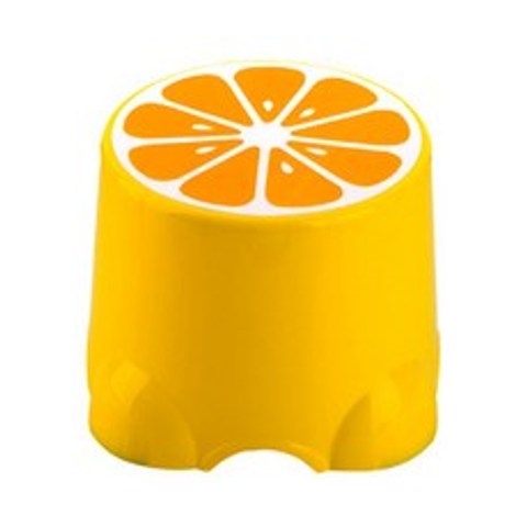 블럭마트 과일모양 욕실의자 레몬 L, 1개