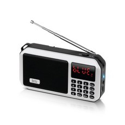 브리츠 휴대용 라디오 MP3 블루투스 스피커 BZ-LV980, 화이트
